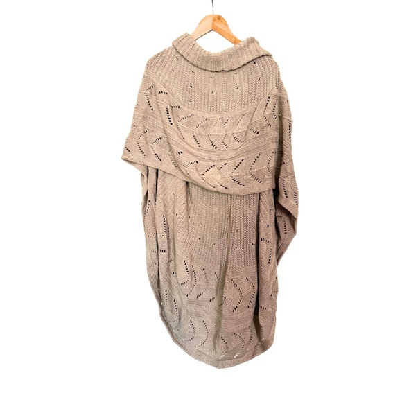 Autumn Cashmere Pointelle Drape Cardigan - Picture 2 of 3